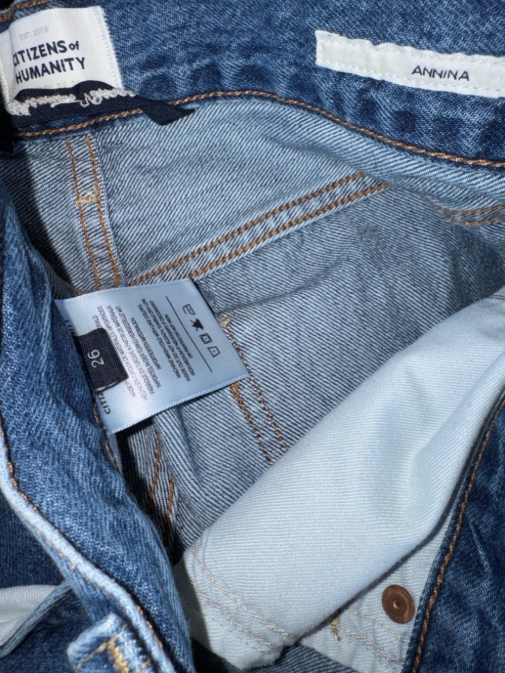 Citizens of Humanity Annina Jeans Size 26 - Picture 7 of 16
